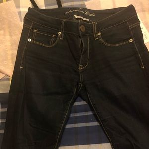 Dark blue super stretch jeans